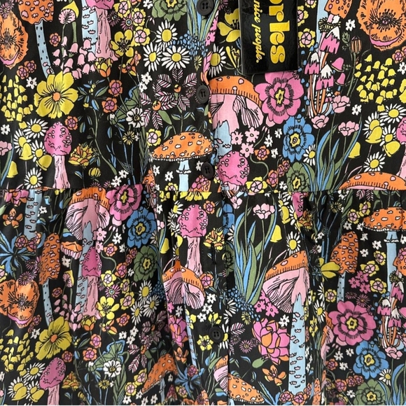 Floral Multicolor Ruffle Dress - Picture 3 of 5